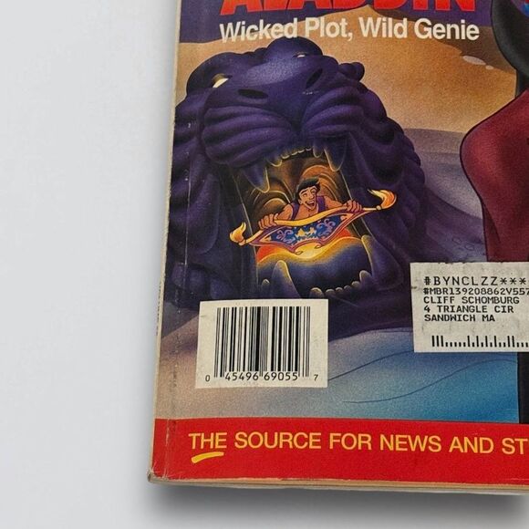 Nintendo Power Volume 55 Guide Book Aladdin w/Poster & Trading Cards - Picture 5 of 14